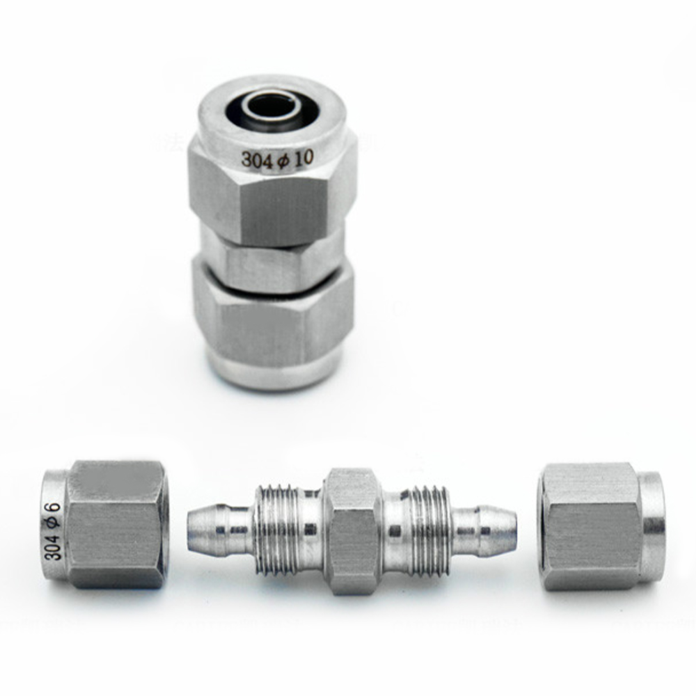 304 stainless steel pneumatic  - Compression Fitting Brass ulasan dan harga