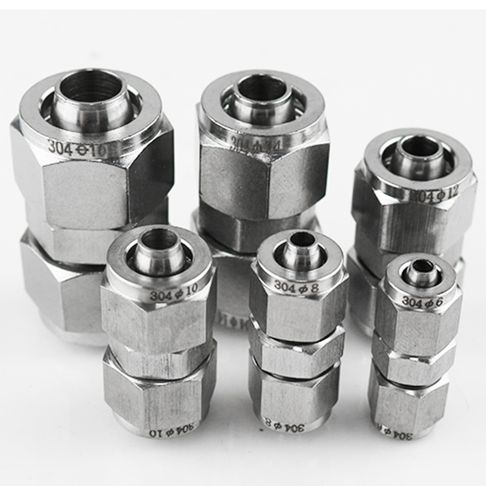 304 stainless steel pneumatic  - Compression Fitting Brass ulasan dan harga